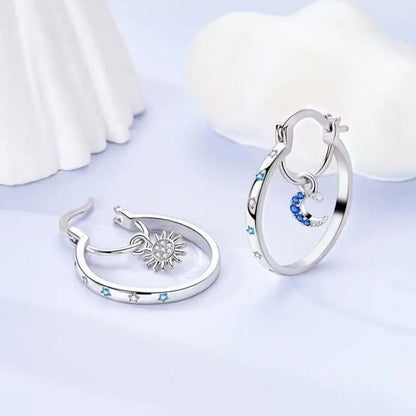 New European And American-style Double-layer Earrings For Women