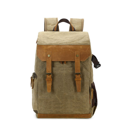Outdoor Bag Canvas Casual Backpack Camera Bag