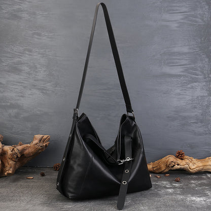 Womens Stylish Retro Large-Capacity Crossbody Bag