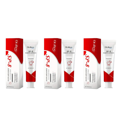 Only Supports Self Pickup With Waybill SP-8 Probiotic Toothpaste Deep Clean, Bright White Teeth & Long-Lasting Mint Freshness