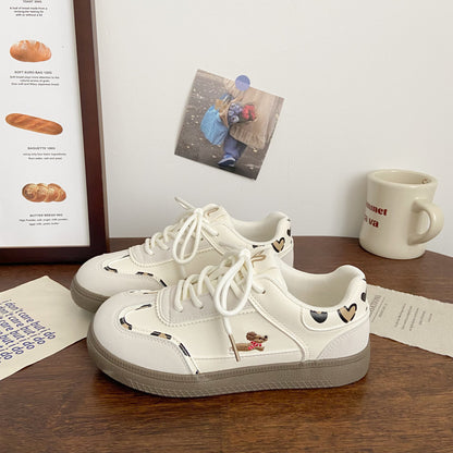 Women's Versatile Casual White Sneakers