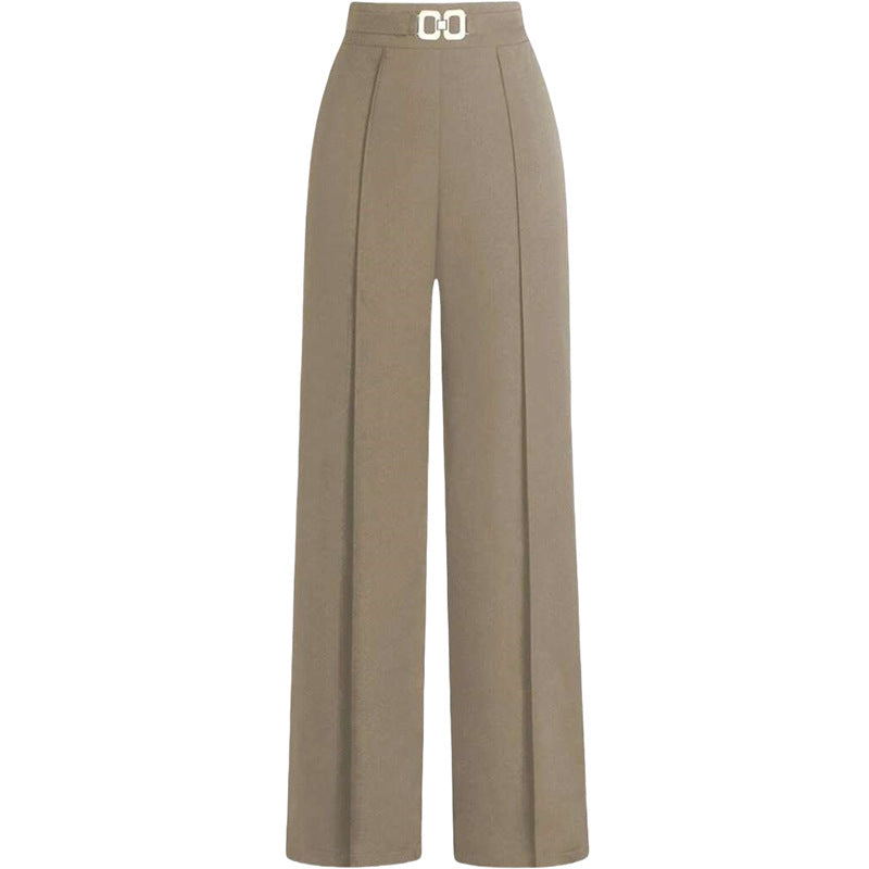 Summer High-Waisted Professional Slimming Drapey Versatile Trousers