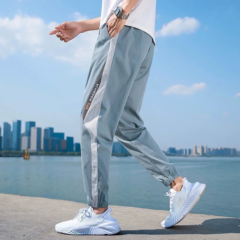 Loose Cropped Harem Pants Ankle-banded Versatile I Casual Pants