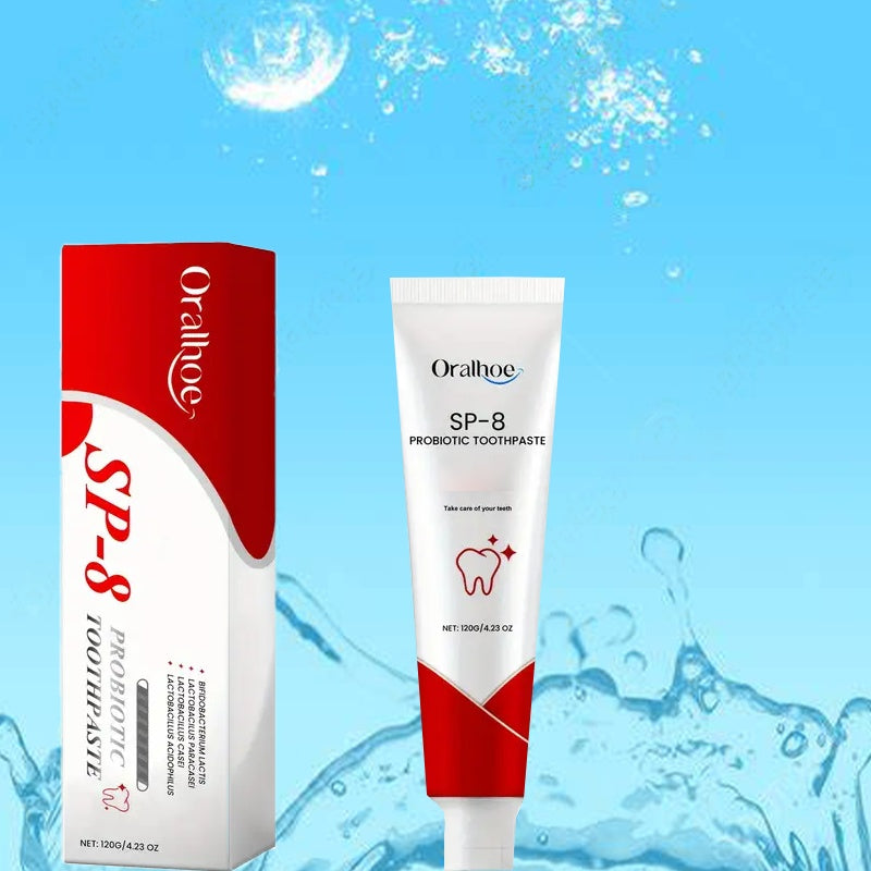 Only Supports Self Pickup With Waybill SP-8 Probiotic Toothpaste Deep Clean, Bright White Teeth & Long-Lasting Mint Freshness