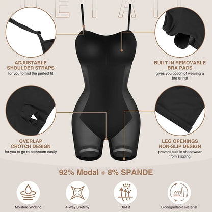 Light Belly Contracting One-piece Two-in-one Sling Body Shaping Dress