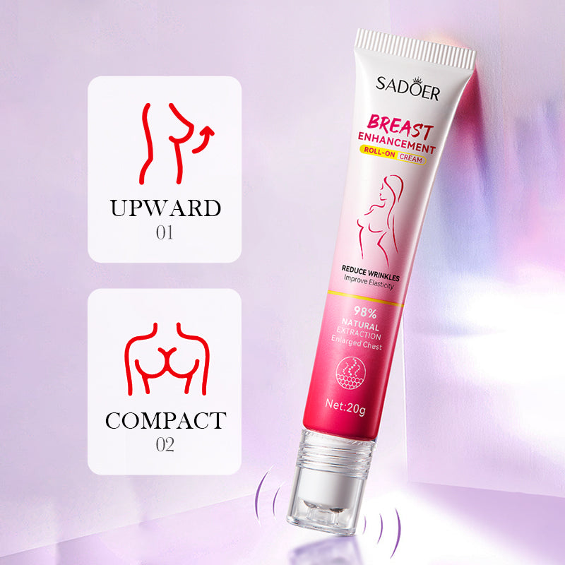 SADOER Breast Enhancement Roller Cream Foreign Version 20g