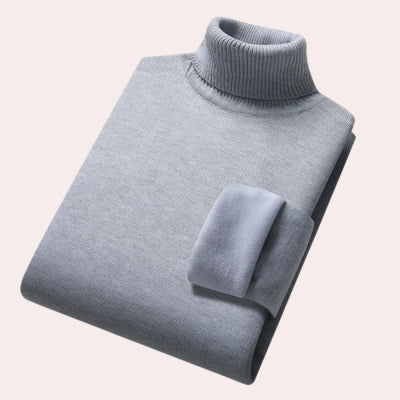 Turtleneck Sweater Men's Loose Velvet Thickened Sweater