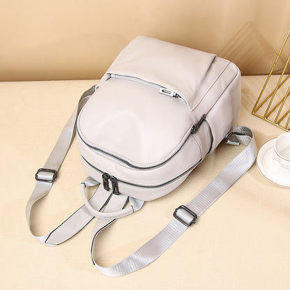 Stylish And Versatile Womens First-Layer Cowhide Backpack