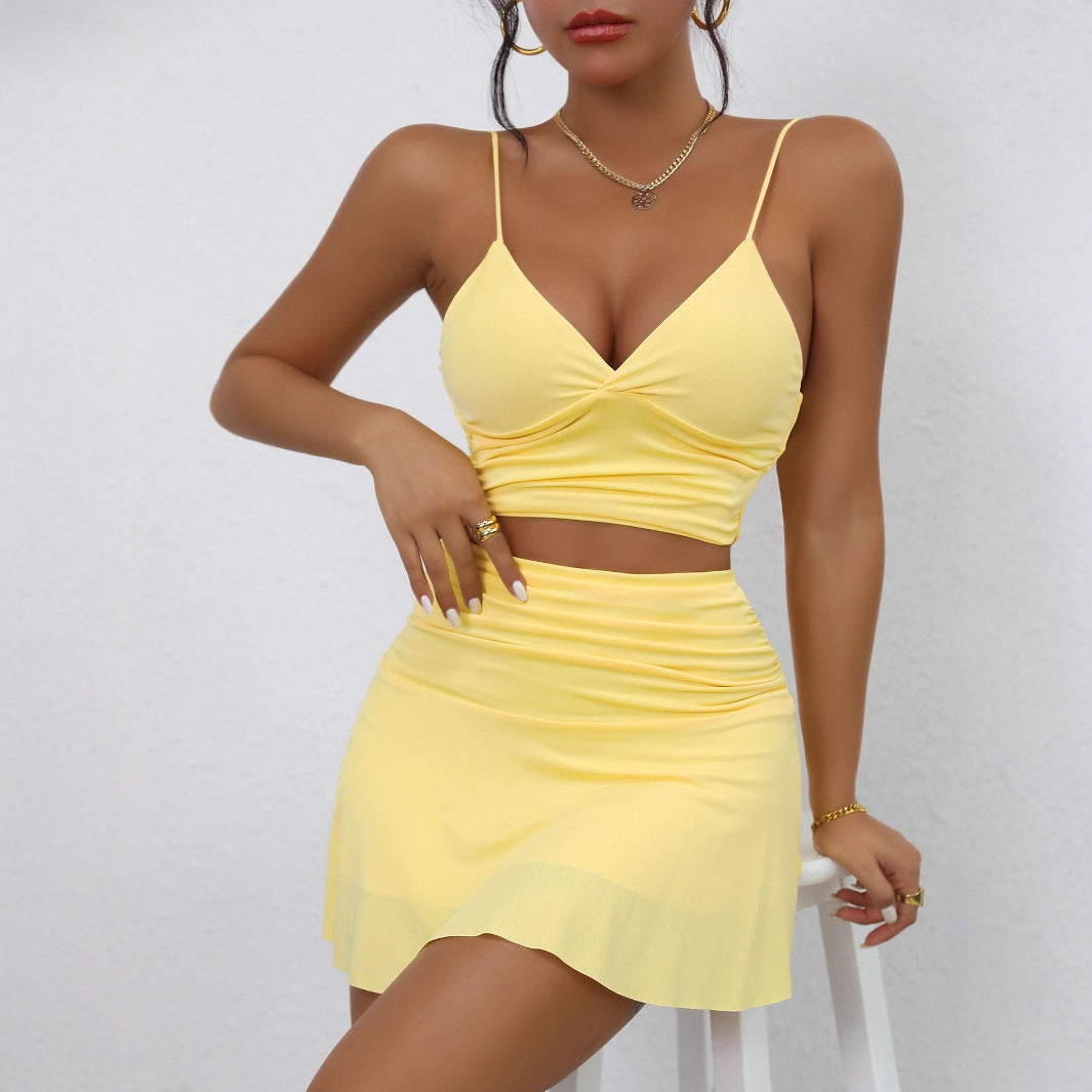 Backless Camisole High-end Suit Women's Summer