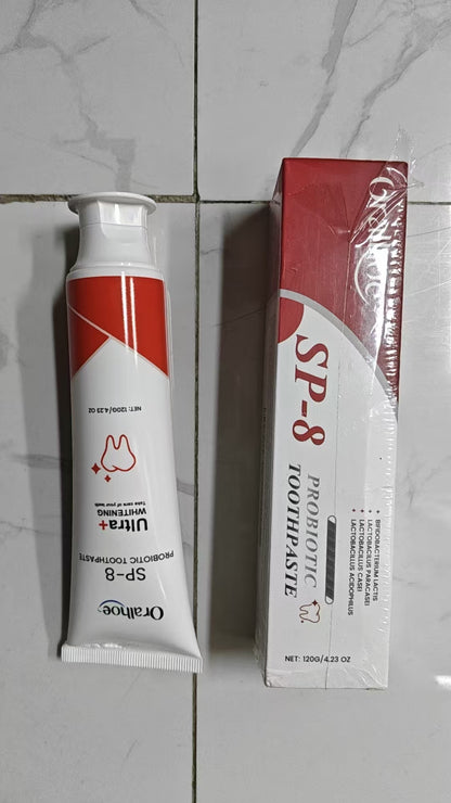 Only Supports Self Pickup With Waybill SP-8 Probiotic Toothpaste Deep Clean, Bright White Teeth & Long-Lasting Mint Freshness