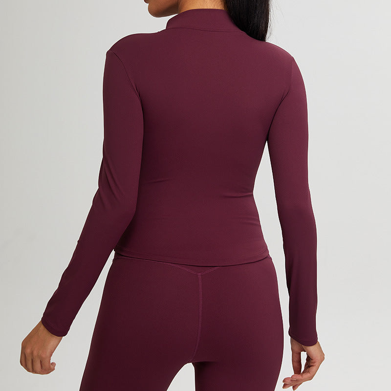 Women's Half Zipper Slim Fit Training Top