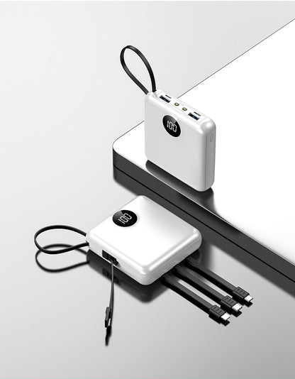 The mini Charger comes with its own cable