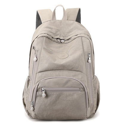 Waterproof Computer Bag Backpack Women's Multi-pocket Coverable Handle