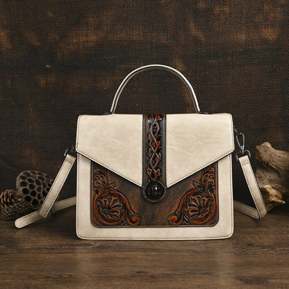 Dual-use Hand-embossed And Rubbed-color Craftsmanship For A Stylish Look