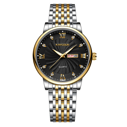Calendar Waterproof Quartz Watch For Men