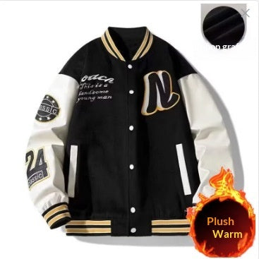 New Stylish Unisex Patchwork Color-block Mens Casual Jacket
