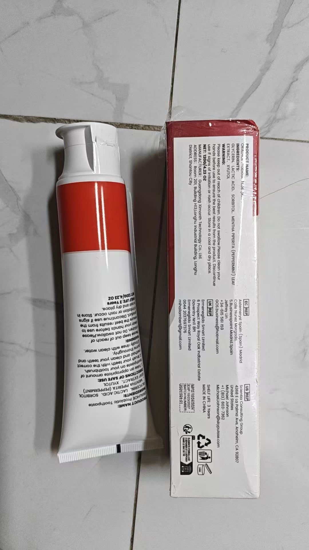 Only Supports Self Pickup With Waybill SP-8 Probiotic Toothpaste Deep Clean, Bright White Teeth & Long-Lasting Mint Freshness