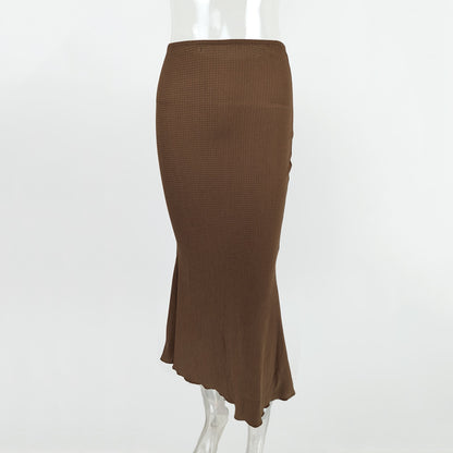 Elegant Sheath Mermaid Skirt Midi Skirt