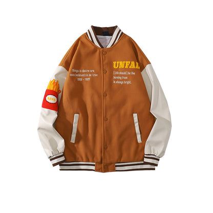 Men's And Women's Same Style Trendy Woolen Baseball Uniform