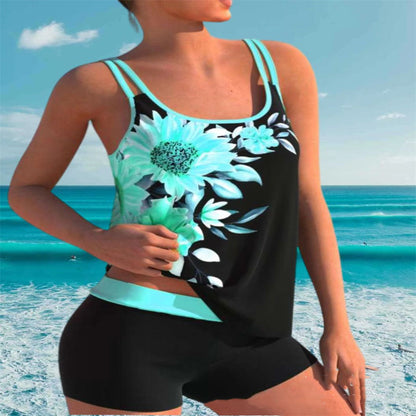 Women's Creative Multicolor Printed Swimsuit