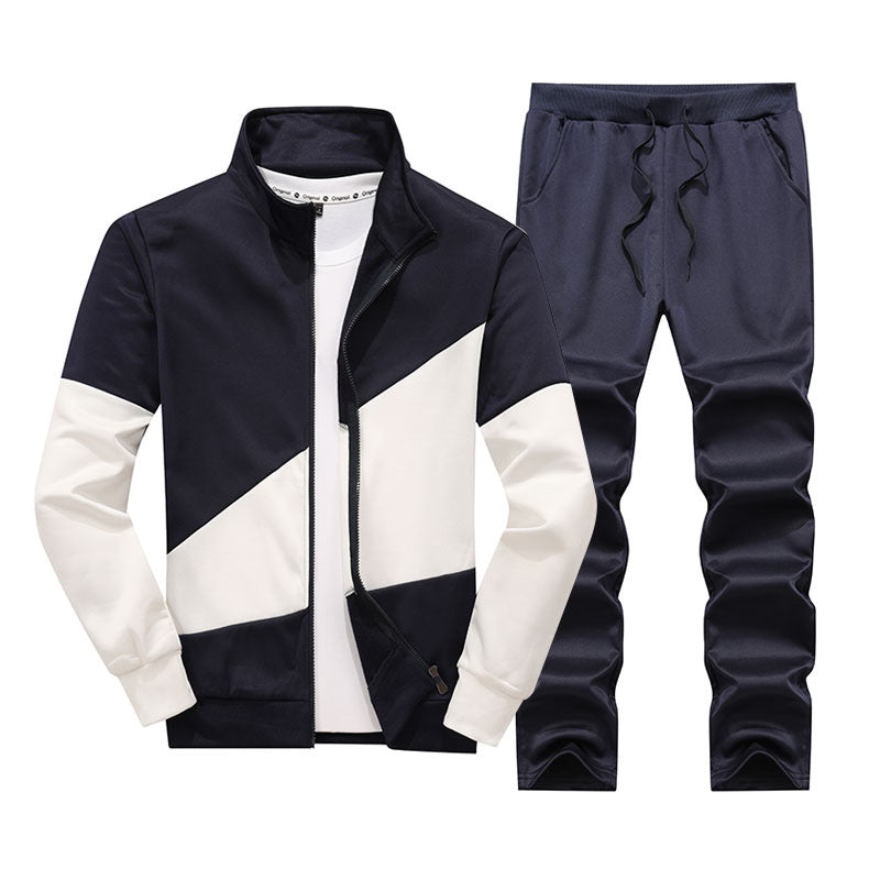Mens Running Sweatsuit Cardigan For Young Men