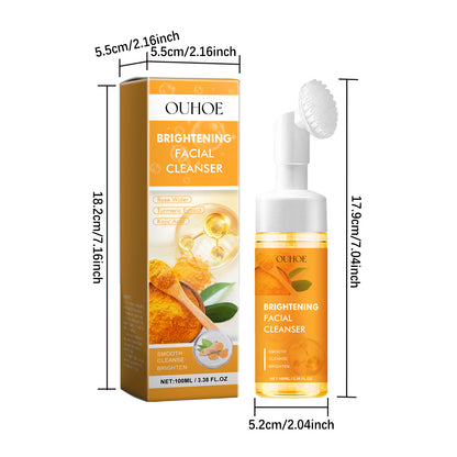 OUHOE Turmeric Cleanser Gently Cleanses Facial Skin, Moistens, Nourishes And Nourishes Skin Without Straining