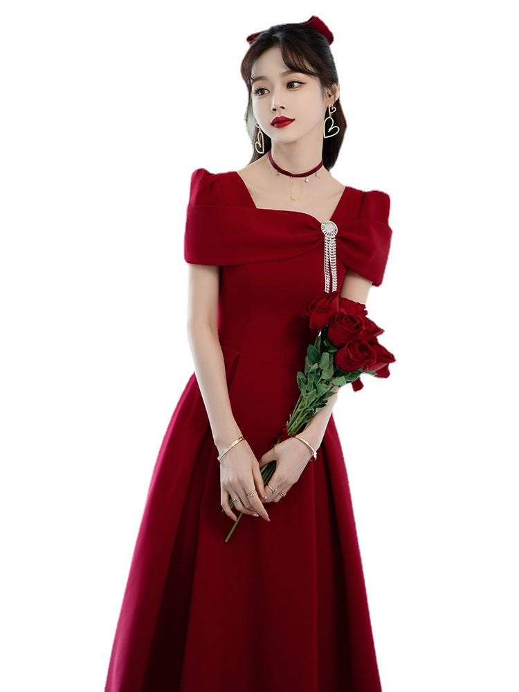 Engagement French Evening Dress Daily Style
