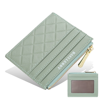Womens Drivers License Card Holder Slim Zippered ID Case