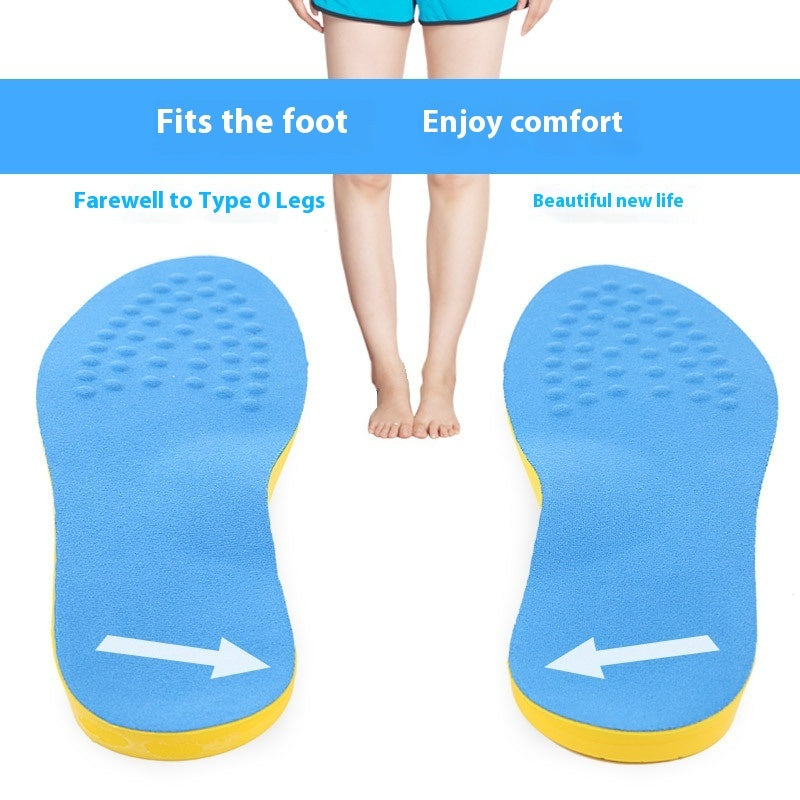 PU Positive O Men's And Women's X-leg O-leg Insole
