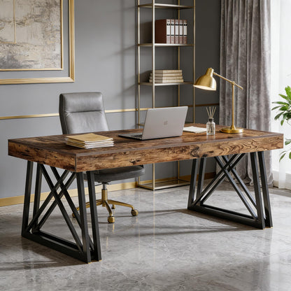 Vintage Executive Desk,Computer Desk,Office Desk Only Table