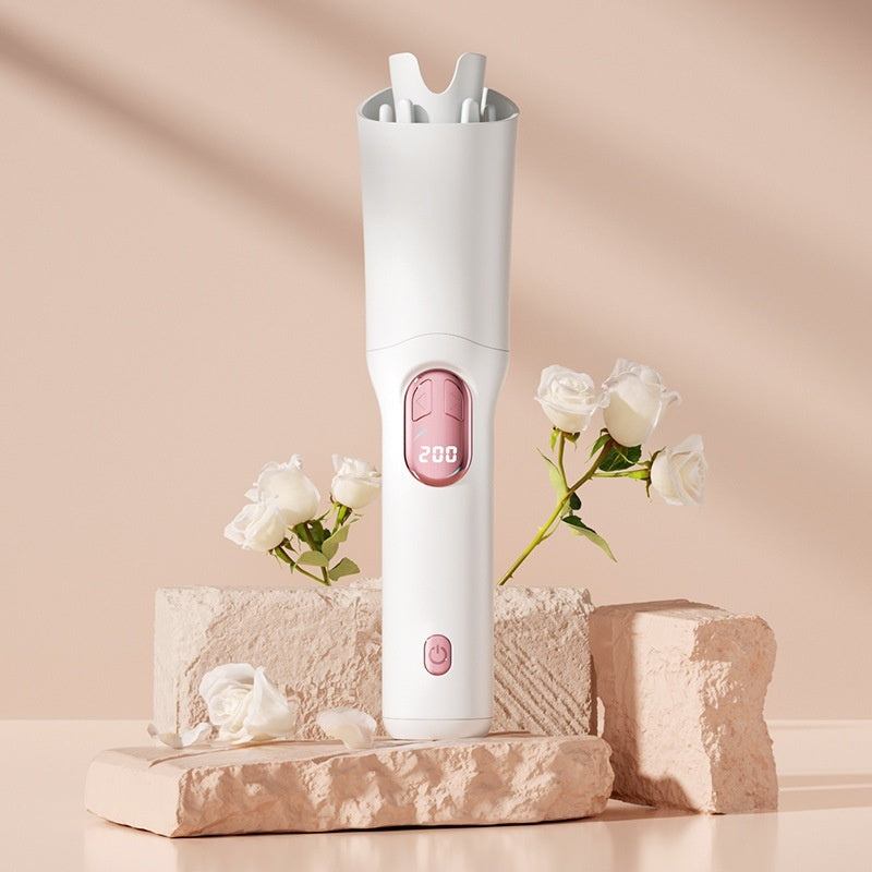 LCD Charging Heating Perm Wireless Portable Hair Curler