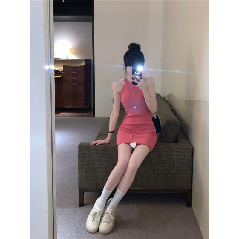 Sexy Spaghetti Strap Slim Dress For Hot Girls