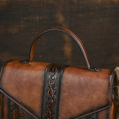 Dual-use Hand-embossed And Rubbed-color Craftsmanship For A Stylish Look