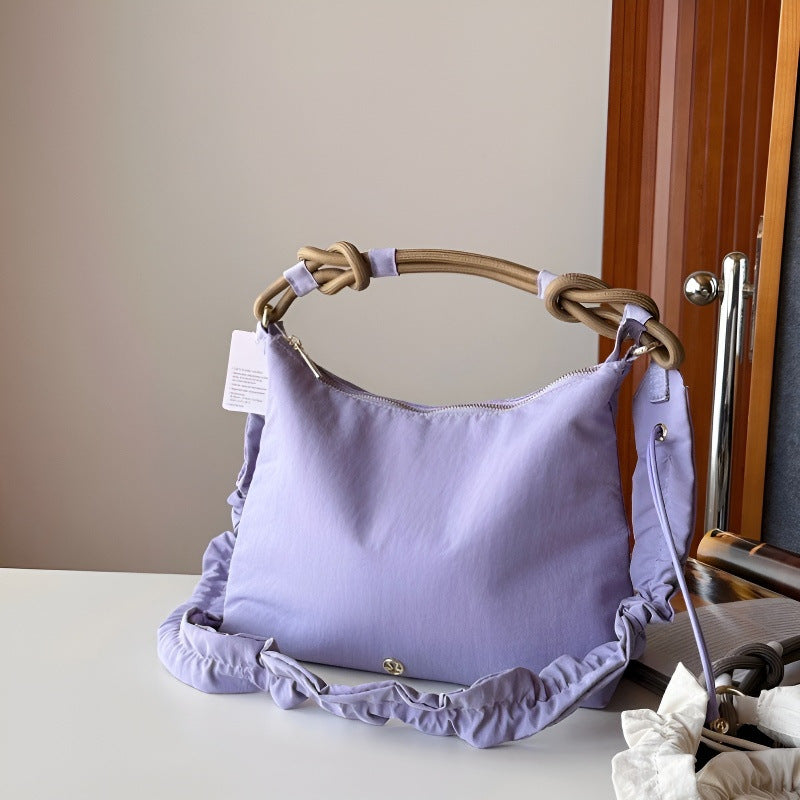 Womens Cloud-Shaped Shoulder Tote Bag