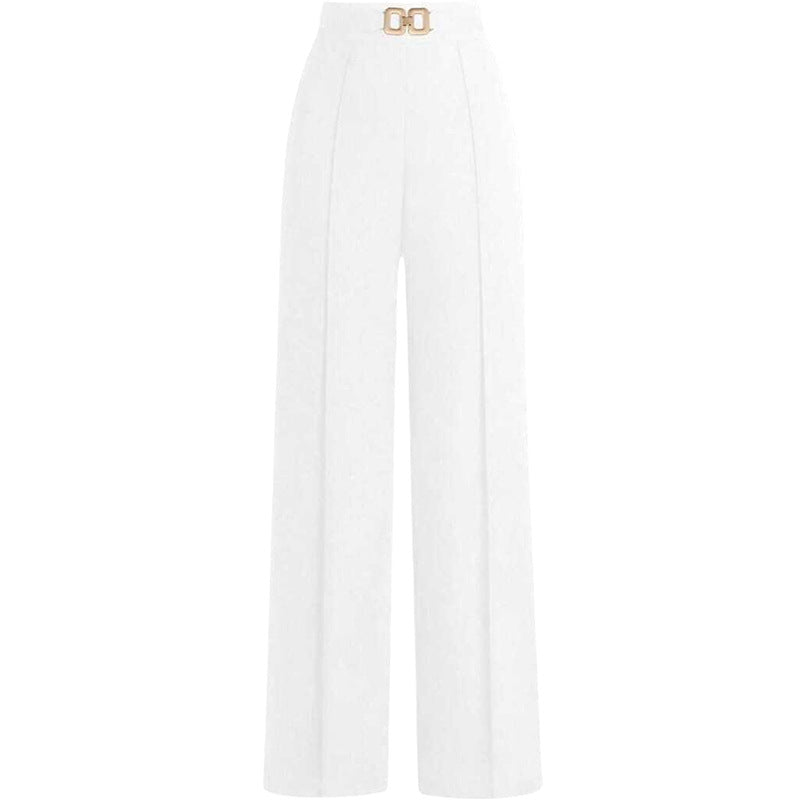 Summer High-Waisted Professional Slimming Drapey Versatile Trousers