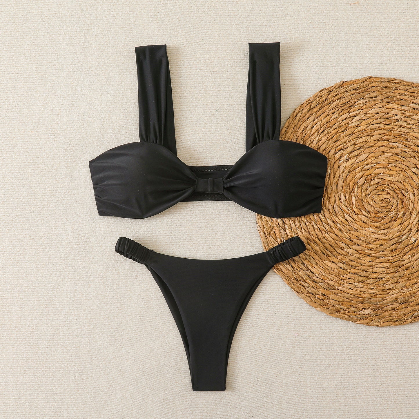 Women's Solid Color Sexy Bikini Set