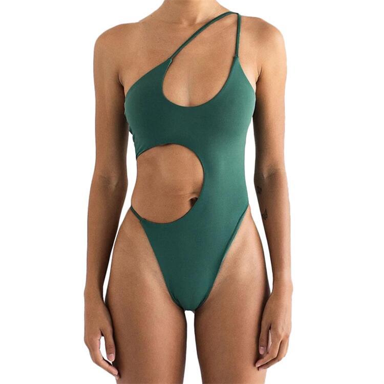 New Triangle Waist Cutout Sexy Bikini Swimsuit