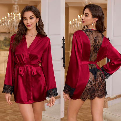 Ice Silk Sexy Pajamas For Women