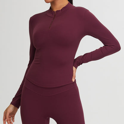 Women's Half Zipper Slim Fit Training Top