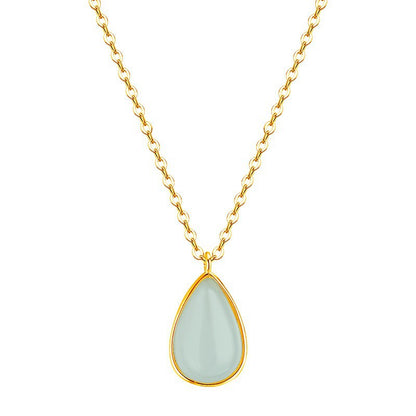 Dainty Water-drop Clavicle Necklace For Women