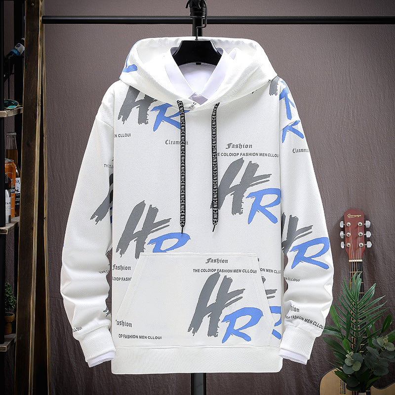 Men's Autumn All-match Printed Sweatshirt