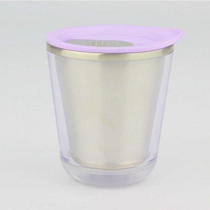 Double-layer Portable Travel Stainless Steel Coffee Cup