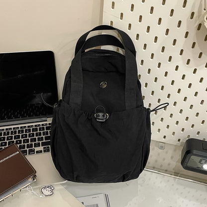 Large-Capacity Crossbody Nylon Backpack