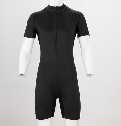 Body-shaping Corsets Short Sleeve Zipper Design High Elastic Waist