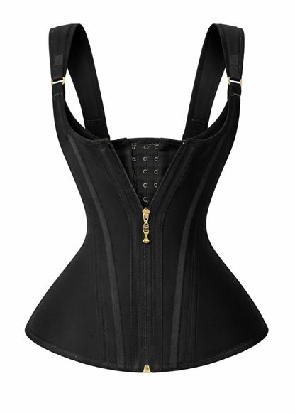 Waist Trainer For Women Body Shaper Corset Vest Tank Top With Steel Bones