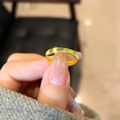 Fashionable Simple Plain Band Couple Rings
