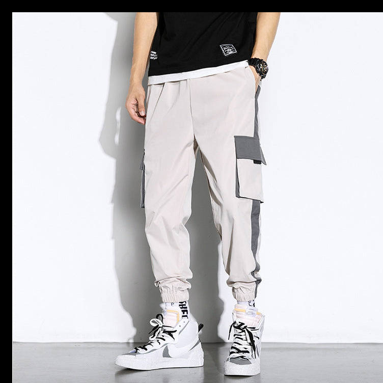Loose Cropped Harem Pants Ankle-banded Versatile I Casual Pants