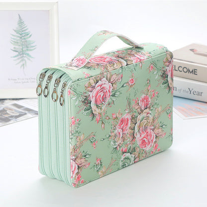 200-Compartment High-Capacity Art Student Tote Bag