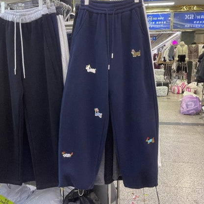 Loose Casual Straight-leg Pants For Women