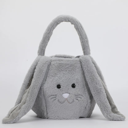 Easter Decoration Handbag Embroidered Plush Basket